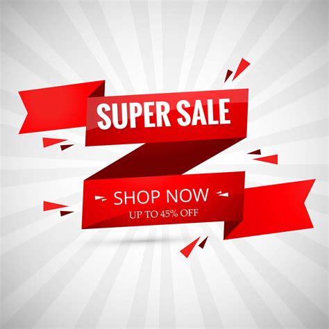 Super Sale Banner Design Vector Illustration 258349 Vector Art At Vecteezy