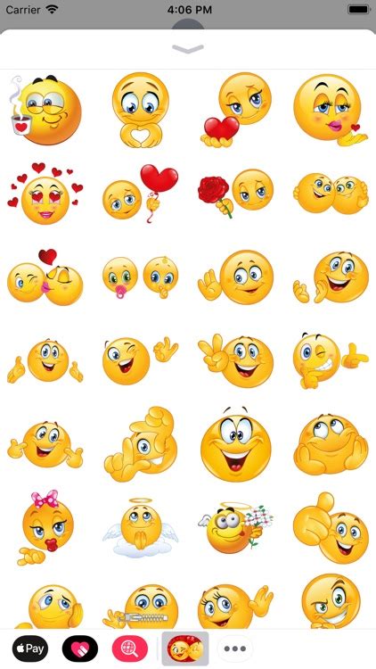 Gifs, bitmoji stickers, custom stickers, and snapchat stickers. I Love You Emoji Stickers by EDB Group