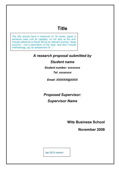 Choose From 40 Research Proposal Templates And Examples 100 Free