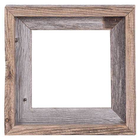 8x8 picture frames reclaimed barn wood open frame no glass or back rustic decor