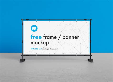 Free Rectangle Frame Step And Repeat Banner Mockup Psd Set Good Mockups
