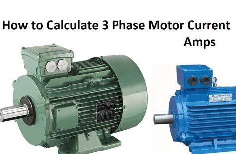 3 Phase Motor Current Calculation Formula Explained Electrical Online