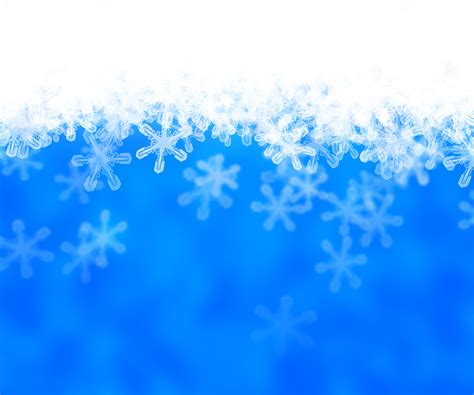 Blue Abstract Snow Background Grounded In Truth