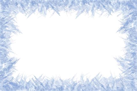 Frost Crystal Border On Ice Stock Photos Pictures And Royalty Free