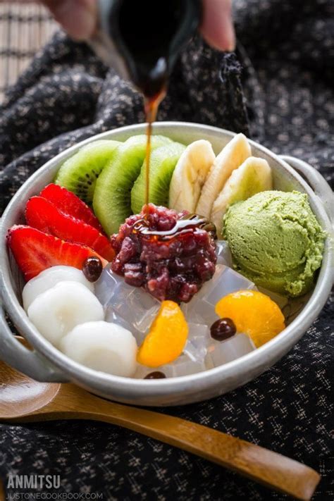 anmitsu video フルーツ白玉クリームあんみつ recipe japanese dessert easy