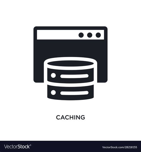 Caching Isolated Icon Simple Element From Vector Image