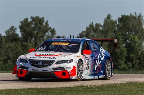 Acura Tlx Gt Race Car Track Drive Motor Trend
