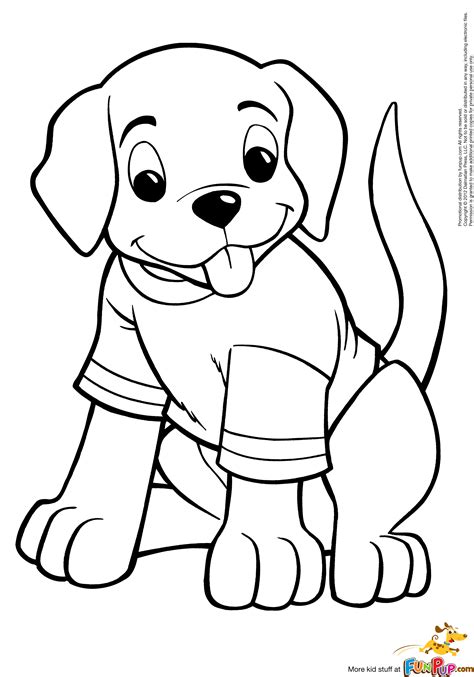 Poor dog has a sore. Puppy Coloring Pages - GetColoringPages.com