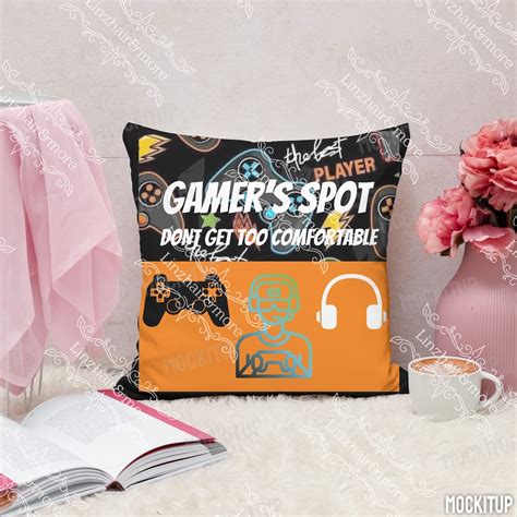 Pocket Pillow Design Personalized Gamer Pillow 8 Etsy Uk