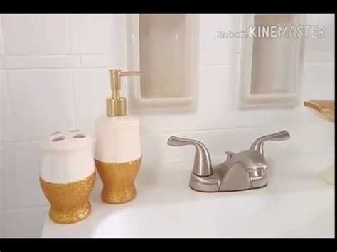 Feel relaxed while you're in your bathroom with maritime character for a beach themed bathroom. ( 2 )DIY in this Video/Glam/Revamp/ Dollar Tree /Bathroom ...