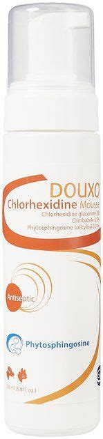 Buy Douxo Chlorhexidine Climbazole Dog And Cat Mousse 68 Oz Bottle At