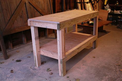 Ana White Quick And Easy Workbench Diy Projects 2x4 Furniture Plans