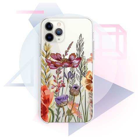 Wild Flowers Iphone 11 Pro Max Case Floral Iphone 11 Cover Etsy