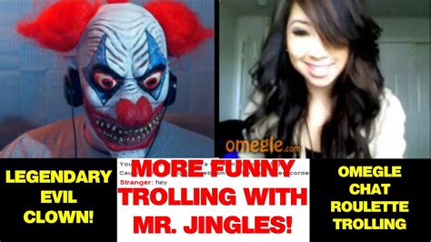 Chatroulette Trolling Funny Troll Action On Omegle With Our Evil Chat Roulette Clown Mr