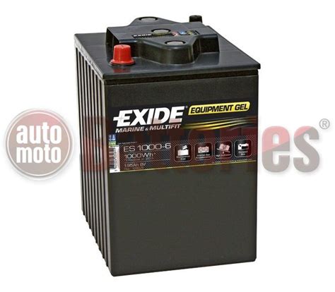 Exide Techologies Battery Equipment Gel Es1000 6 6v 190ah Marine