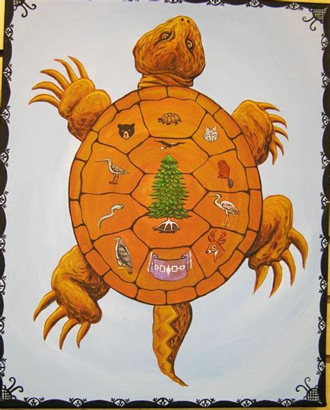 Haudenosaunee Native American Symbols Native American Art Turtle Art