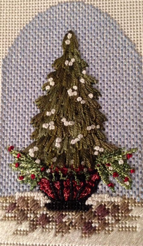 needlepoint christmas tree by kelly clark stitch guide by alison hodgkiss of a stitch in time