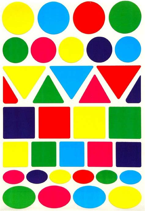 Check out our wall stickers round selection for the very best in unique or custom, handmade pieces from our shops. Small Color Coding Labels Round Square Oval Triangle Shape ...