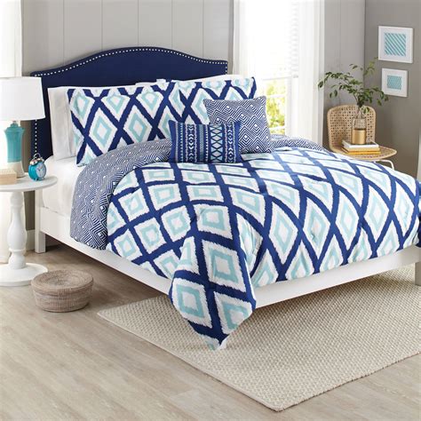 From better homes & gardens, ideas and improvement projects for your home and garden plus recipes and entertaining ideas. Better Homes & Gardens Full Diamond Ikat Comforter Set, 5 ...