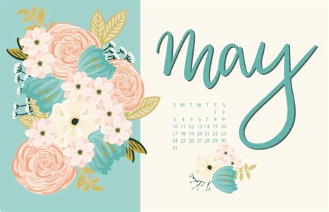 May Desktop Calendar Printable Calendar