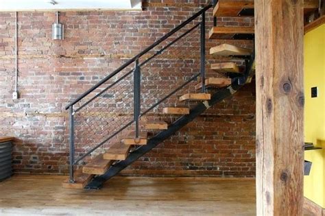 1910.25 (b) (3) stairs have uniform riser heights and tread depths between landings; industrial stair railing requirements | Floating stairs, Floating staircase, Staircase design