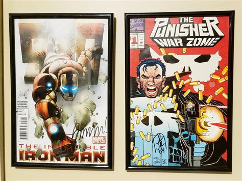 My Signed Comics Invincible Iron Man 500 Signed By Matt Fraction And