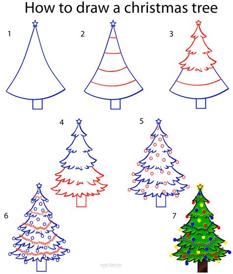 Https://techalive.net/draw/how To Draw A Tree Christmas