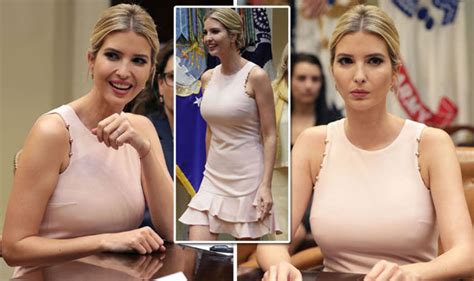 Ivanka Trump Showed Much More Than Planned After Cold Room Causes Wardrobe Malfunction Style