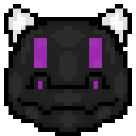 Editing Ender Dragon Head Emoji Free Online Pixel Art Drawing Tool