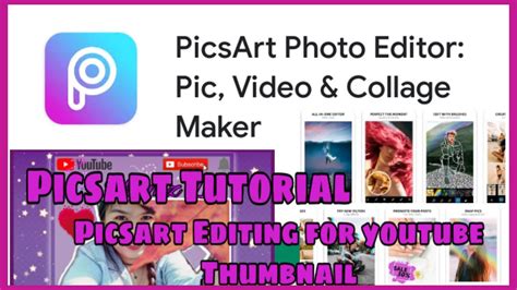 How To Use Picsart Editing To Your Youtube Thumbnail Using Mobile