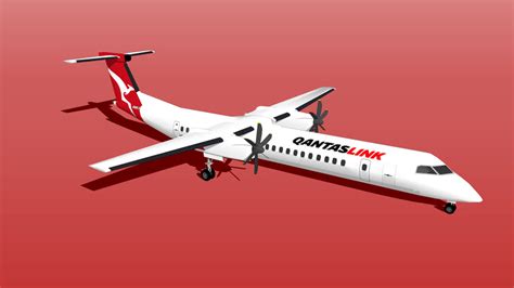 Qantaslink Bombardier Dash 8 Q400 Aircraft 3d Warehouse