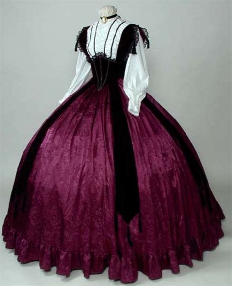 1864 Day Dress Historical Dresses Victorian Fashion Vintage Fashion