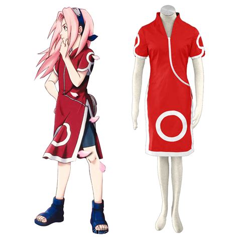 Naruto Haruno Sakura 1 Anime Cosplay Costumes Outfit Naruto Haruno