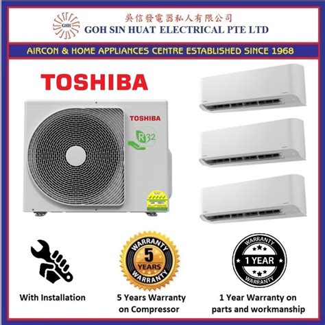 Bulky Toshiba Ticks R Multi Split Air Con Air Conditioner System
