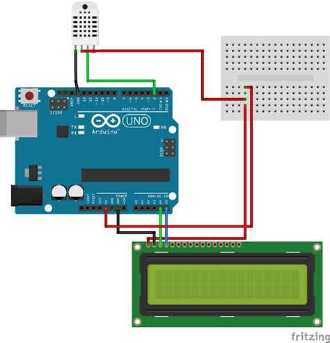Beginner Arduino Project Dht11 With Lcd I2c Youtube Vrogue