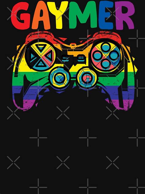 Gaymer Gay Pride Flag Lgbt Gamer Lgbtq T Shirt For Sale By