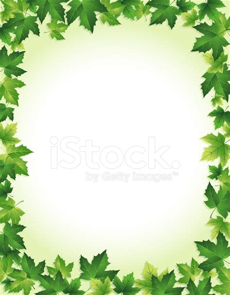 Green Leaf Border Stock Photo Royalty Free Freeimages