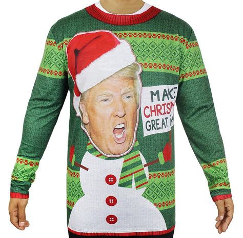 Buy Fauxreal Trump Make Christmas Great Again T Shirt Adult Size