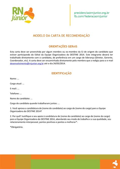 Carta De Recomendacao Academica Exemplo Financial Report