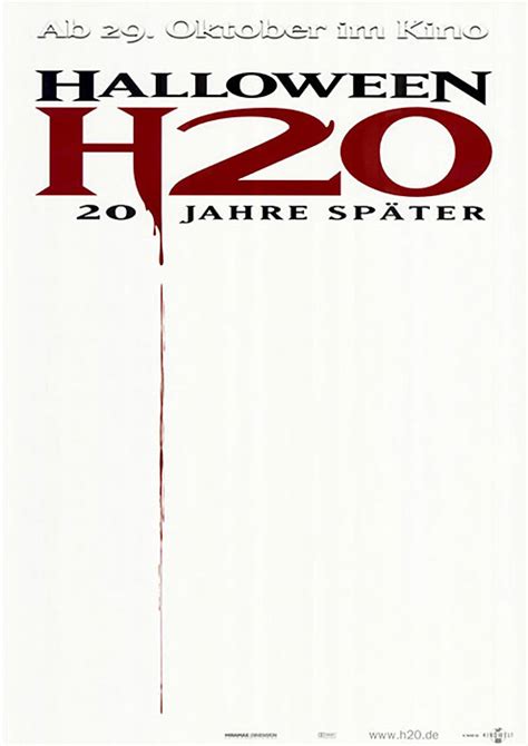 Check spelling or type a new query. Filmplakat: Halloween H20 - 20 Jahre später (1998 ...