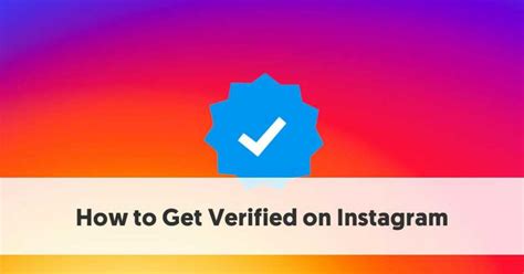 Instagram Account Verification How To Get Verified On Instagram