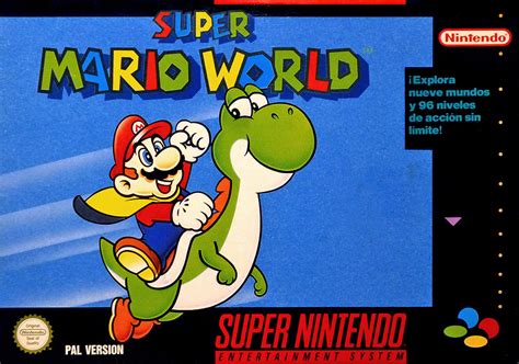Imagen Super Mario World Box Art Super Mario Wiki Fandom