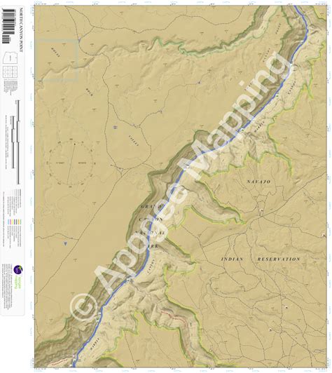 North Canyon Point Az Amtopo By Apogee Mapping Inc