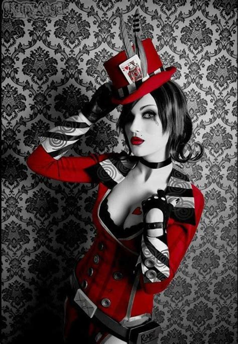 sexy red mad hatter moxxi cosplay best cosplay cosplay girls awesome cosplay arte punch