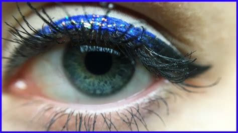 💙🦄 Everyday Makeup Tutorial Blue Glitter Eyeliner 💙🦄 Youtube