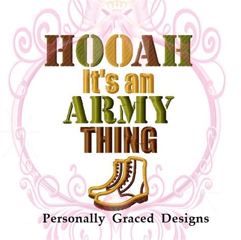 Instant Download Military Hooah Its An Army Thing With Etsy