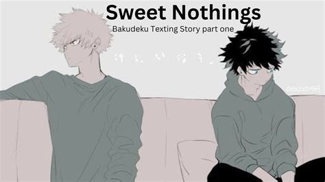 Sweet Nothings Part One Bakudeku Omegaverse Mha Texting Story
