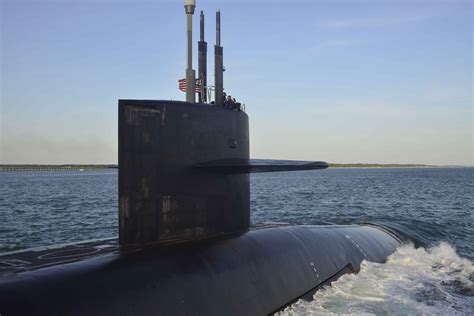 Filethe Ballistic Missile Submarine Uss Wyoming Ssbn 742 Returns To