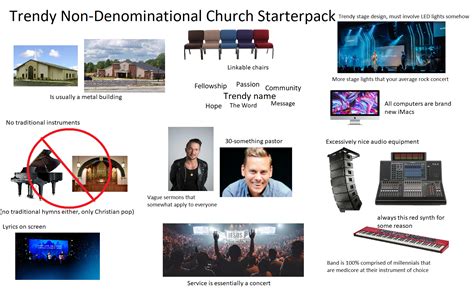 Trendy Non Denominational Church Starter Pack Rstarterpacks