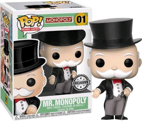 Funko Pop Board Games 01 Monopoly 21528 Mr Monopoly Walmart Exclusive